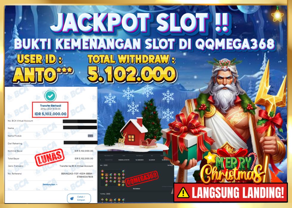QQMEGA368 JACKPOT Rp 5.102.000 - LUNAS!!!