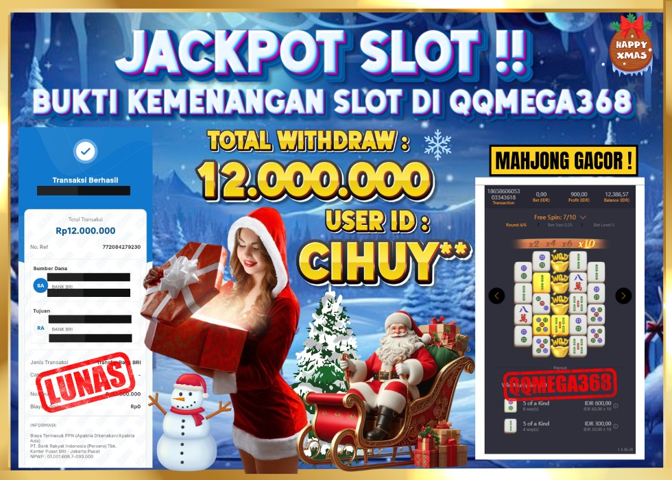 QQMEGA368 JACKPOT Rp 12.690.000 - LUNAS!!!
